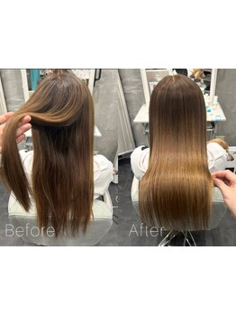 年齢に伴う髪質変化も克服！a.l.dの髪質改善×縮毛矯正で大人女性の理想の美髪を実現。