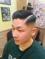 トウキョウバーバーヴァッシュ 北千住店(Tokyo Barber VASH)&nbsp;ツーブロックマッシュ/波巻き/ハイライト/束感[北千住/理容室]