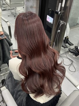 トゥルークリエイション 渋谷(True Creation) 韓国巻きブラウンレッド