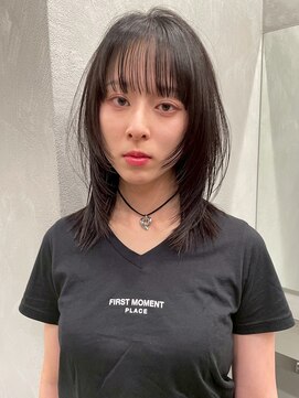 ウェイビーズ(WAVY'S) xカット/ホワイトグレージュ/レイヤーカット/チェリーブラウン