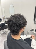 MEN’S HAIR/サーフカール/刈り上げセンターパート/木更津