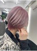 ラベンダーピンク☆ショートスタイル☆20代30代40代