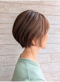 人気の丸みショート