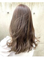 ロンドリゼル 札幌(Lond RiseL)&nbsp;ミディアムレイヤーカット/マロンベージュ/顔周り/前髪/札幌