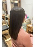 ★ベージュブラウン系美髪縮毛矯正★【蒲田、池上、糀谷】