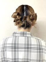 リゾートフォーヘアー 嵯峨店(ReSORT FOR HAIR)&nbsp;フルアップお団子タイトシニヨン