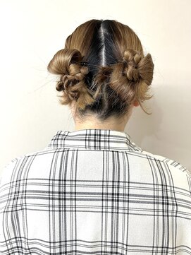 リゾートフォーヘアー 嵯峨店(ReSORT FOR HAIR) フルアップお団子タイトシニヨン