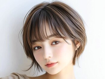 アムネシア たまプラーザ(AMNESIA)の写真/垢ぬけ顔周りカットでコンプレックス解消！トレンド感と扱いやすさを手に入れよう☆（40文字）