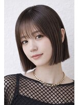 ラトリエ ブロカント 立川北口店(L'atelier BROCANTE)&nbsp;切りっぱなし　ボブ　ストレート　ぱっつんボブ　タッセルボブ