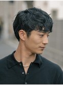 大人マッシュラフカールマッシュパーマ