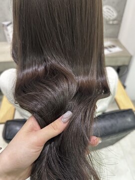 ソルバイシーループユナイテッド(soru by C-LOOP UNITED) 髪質改善カラー/韓国へア/オリーブグレージュ