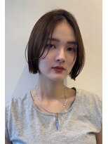 コート 青山(Cote) 美髪大人ボブレイヤーボブまとまるボブ艶グレージュココア