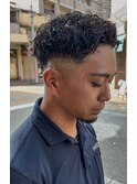 ツイストスパイラル　フェード　短髪