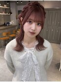 くるみちゃんヘア　サイドお団子　表参道ヘアメ