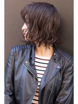 ヘアアンドエステ ヒロイン 西麻布本店(Hair&Esthe HIROIN) クールなウェットボブ『山村雄貴』