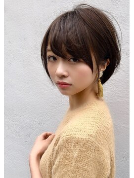 ロンド 表参道店(Lond) 【Lond】津賀雅也　大人可愛い小顔ショートボブ　グレージュ