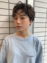 ヘアー アイス ルーチェ(HAIR ICI LUCE) 担当 西田 ショートヘア クリクリパーマ風