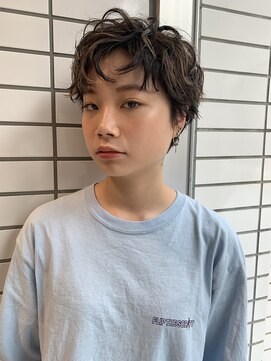 ヘアー アイス ルーチェ(HAIR ICI LUCE) 担当 西田 ショートヘア クリクリパーマ風