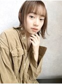 【December】小顔 大人かわいい ブランジュ 外ハネボブ♪