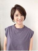 大人可愛い小顔ショート