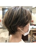 骨格補正ショートボブくびれショートスタイル【PARS内山祐志】