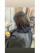 シェア 天王寺(share)&nbsp;ネイビーブルー/グラデーション/くすみブルー/ブルーグレージュ