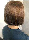切りっぱなしボブ