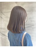 20代30代艶感ゆるふわ♪髪質改善カラーミルクティーベージュ
