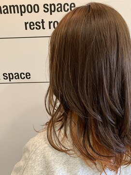 ヘアブランコブランコ 横浜(hair blanco_blanco) 似合わせカット/くびれヘア/デザインカラー/艶ボルドー[横浜駅]