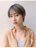 襟足スッキリショート/前髪/丸み/くびれ