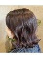 アンドヘアー(& hair) 髪質を活かしたスタイル★暖色系カラーで艶!ツヤ!