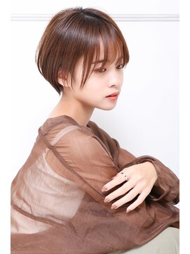 トロン(tronc) 大人可愛い小顔美髪ツヤ髪レイヤーボブショコラアッシュB3