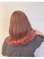 ブロッサム ひばりヶ丘(Blossom) 20代30代大人可愛いピンクベージュくびれボブ耳掛け透明感