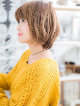 モッズヘア 越谷(mod's hair) ミルクティーベージュAライン前下がりボブc5越谷20代30代40代