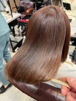 アディクト 東陽町西口(addict)&nbsp;髪質改善で上品なツヤ髪に_ミルクブラウン_ミディアム［東陽町］