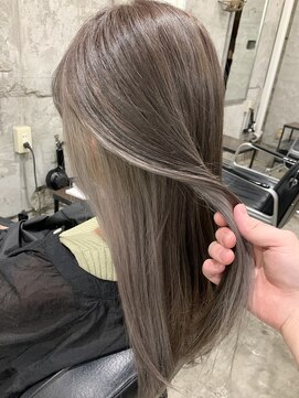 ココ 本八幡(KOKO) ★デザインカラー/レイヤーカット/ウェットヘアオリーブベージュ