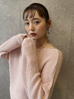 アース 三軒茶屋店(HAIR&MAKE EARTH) 三軒茶屋_レディース_ミディアム_ヘアアレンジ_ヘアセット_小顔