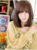 バレイヤージュ艶カラー小顔前下がり大人ボブc5上尾20代30代40代