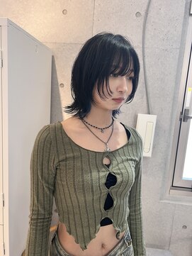 サンド 鹿児島中央(sand) @sei___sandインナーカラー/ウルフカット/鹿児島中央駅