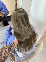ロエ 恵比寿 代官山(ROE) オリーブベージュマチルダボブインナーグレージュ前髪