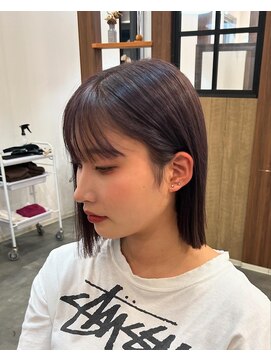 オーシー 四ツ井店(O'sea) タッセルボブ×ラベンダーグレー