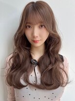 ユーフォリア 青山(Euphoria)&nbsp;大人可愛いブリーチなし透明感ミルクティーベージュカラー