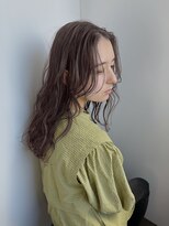 ハピネス 王寺店(Happiness) 20代30代ブリーチグレージュ透明感カラー顔周りレイヤーカット