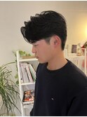 センターパート/ニュアンスパーマ
