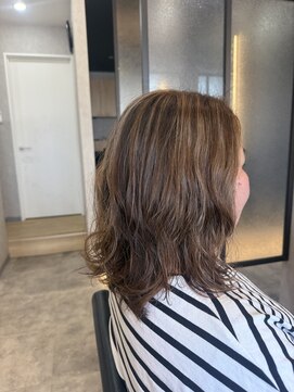 アーサスバイヘッドライト 古河店(ursus by HEADLIGHT) ニュアンスパーマ、ハイライトデザインカラー