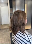 ニュアンスパーマ、ハイライトデザインカラー