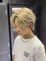 アウル 心斎橋(owl)&nbsp;センターパート/ブリーチ/カラー/ブロンド/ダブルカラー