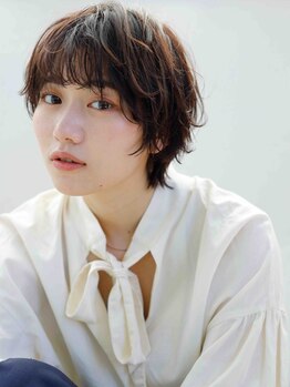 アメリ(ameri)の写真/《柔らかな質感が乾かすだけで》透明感のある上質なstyleとameri独自のバランス理論で褒められショートに◇