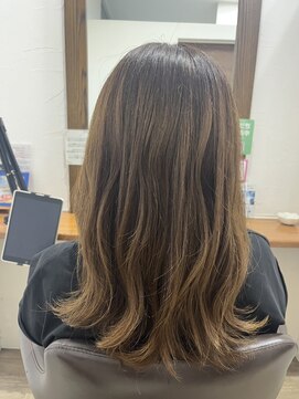 美容室 カノン(Kanon) さりげない明るめカラーの細めハイライト