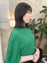 ノエ(noe) くびれヘア/アプリコットオレンジ/ハイライトカラー/栄h119